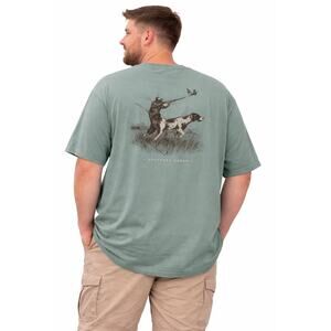 Southern Marsh Hunting Dog T Shirt 2XL Sage Green Duck Hunting Graphic Tee NWT